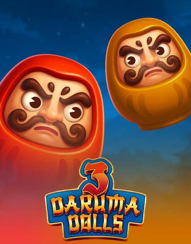 3 Daruma Dolls